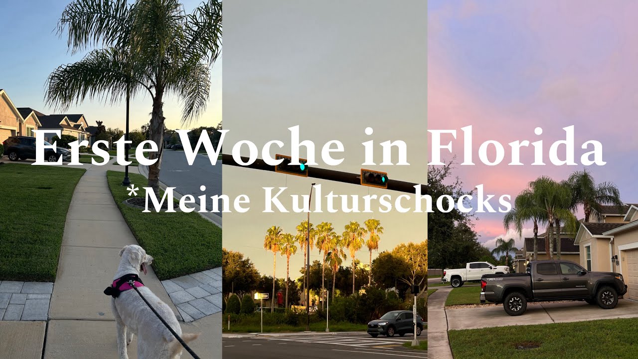Meine 1. Woche bei meiner Gastfamilie in Florida, meine Kulturschocks | Auslandsjahr 24/25 🇺🇸