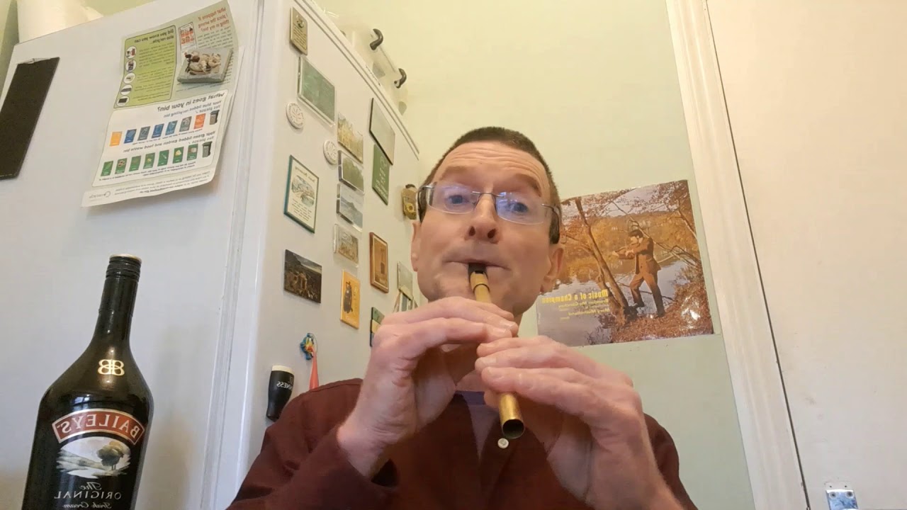Peter McAlinden (tin whistle/keys) -IMDL 'Solos at Home' mini concert series -St Patrick's Week 2021