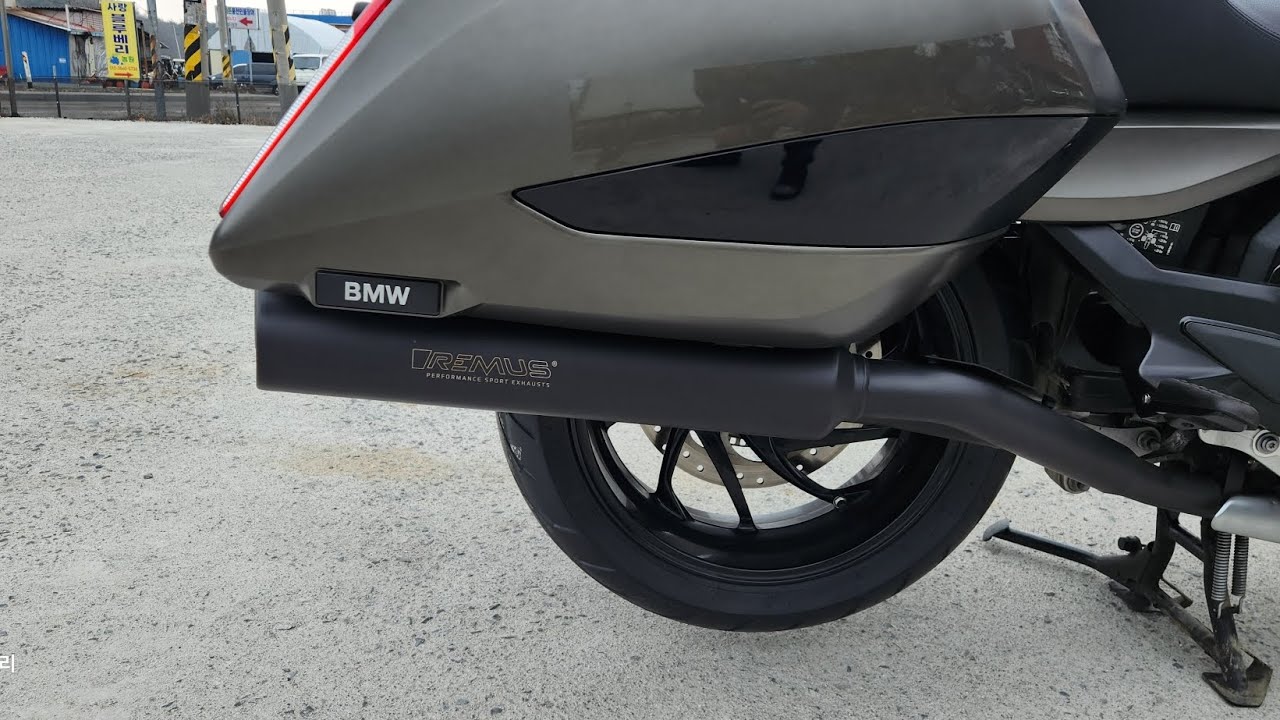 BMW K1600B 레무스 머플러 소음 측정