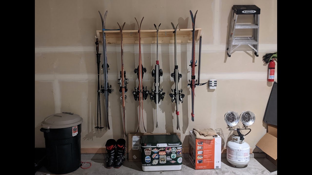Simple DIY Ski Rack
