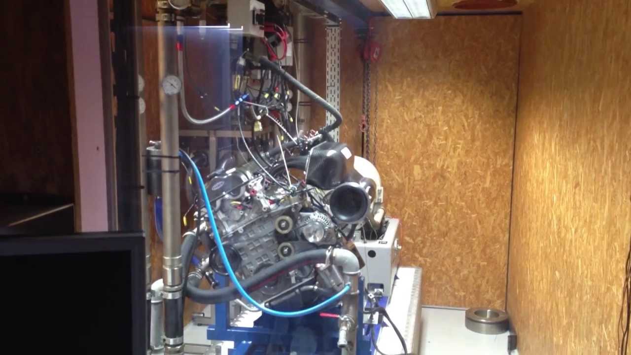 Prüfstandssession mit dem neuen revidierten Motor BMW 320 si