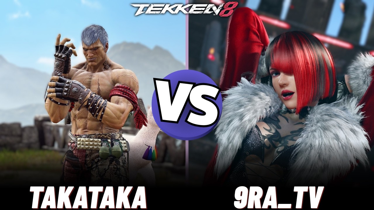 Tekken 8 - Takataka (Bryan) VS 9ra_tv (Anna) Quick Match