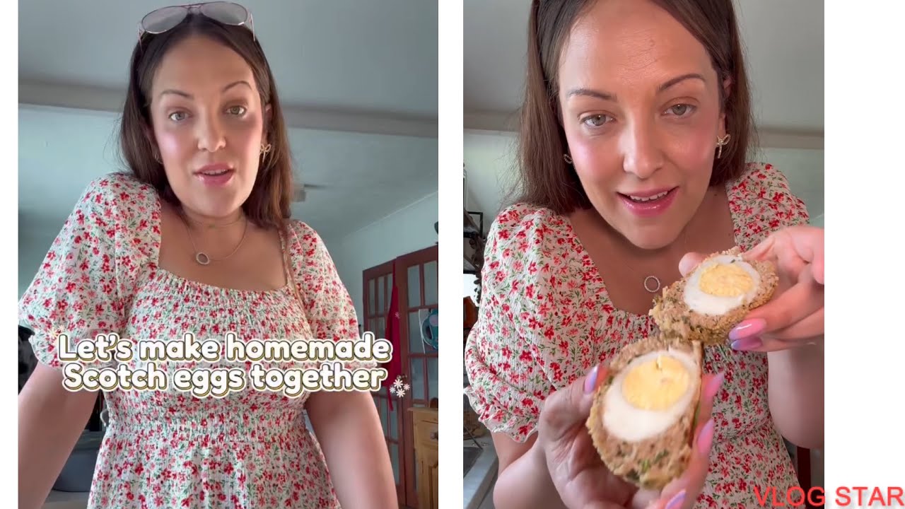 Lets make a homemade scotch eggs / Slimming world edition