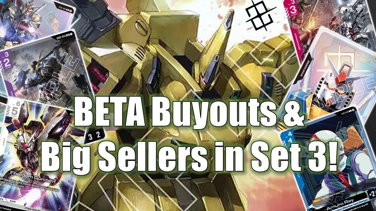 Beta Buyouts and Big Steel Requiem Sales!  - Gundam Card Game Market Watch Ep. 26