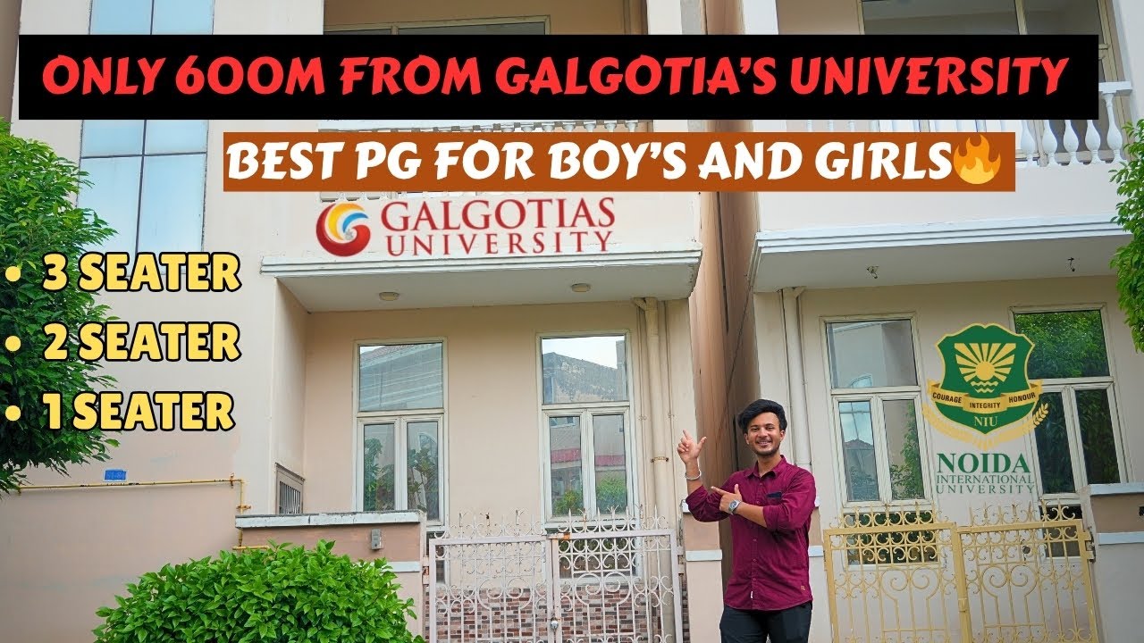600M GALGOTIAS DISTANCE | BEST PG NEAR GALGOTIAS UNIVERSITY AND NIU FOR BOYS & GIRLS | PRANAV TIWARY