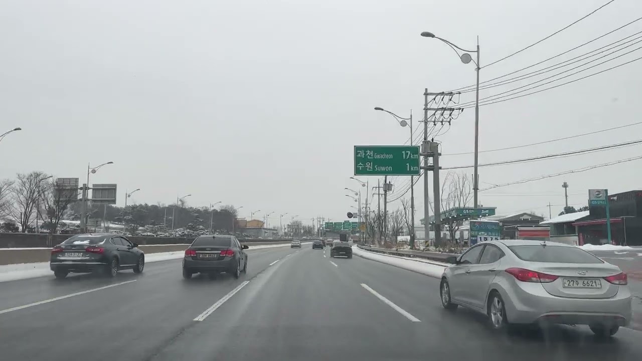 [4K] 수인로(안산~수원)주행영상(From Ansan to Suwon driving) 道ドライブ