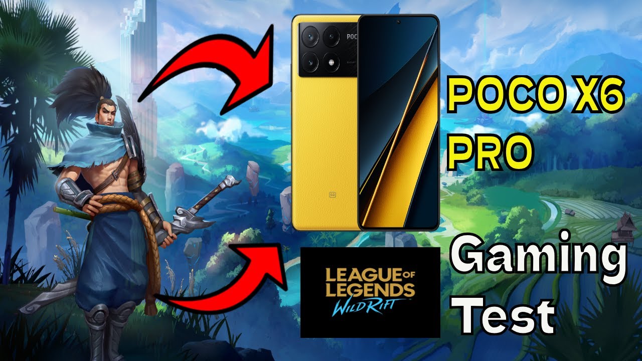 POCO X6 PRO is TOO GOOD for Wild Rift?! | Gaming Test / Screen Recording Test