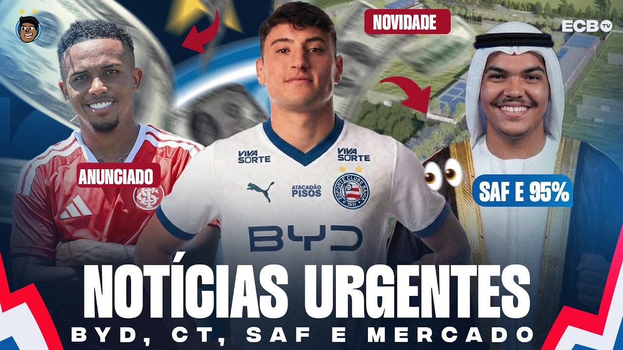 💣😱  NOVIDADE SURPREENDENTE SOBRE PATROCÍNIO DA BYD! ÚLTIMAS SOBRE O CT, MERCADO E MUITO MAIS!