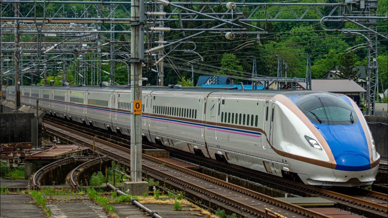 【変電所火災の日】上越新幹線 とき327号 新潟行き E7系 車窓 東京→長岡/Joetsu Shinkansen Toki No327 bound for Niigata Tokyo→Nagaoka