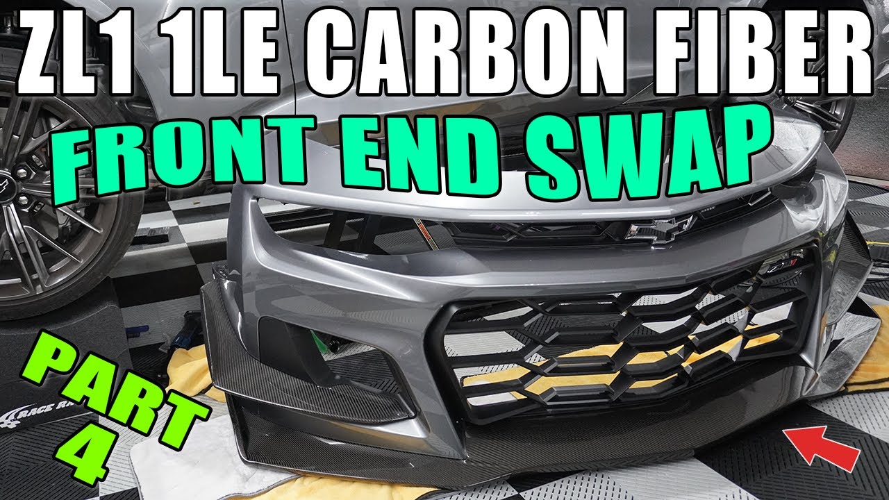 Part 4: Anderson Composites Front Splitter - Camaro ZL1 Carbon Fiber 1LE Front End Conversion