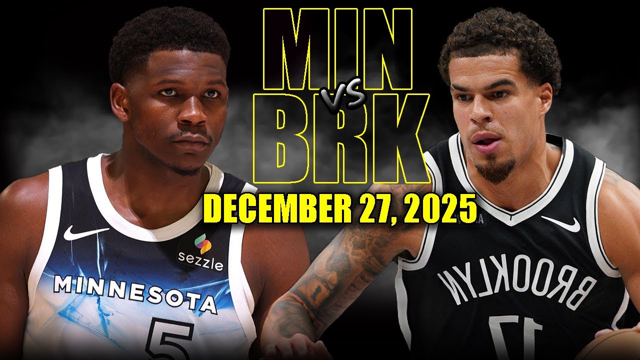 Minnesota Timberwolves vs Brooklyn Nets Full Game Highlights &ndash; December 27, 2025 | NBA Season