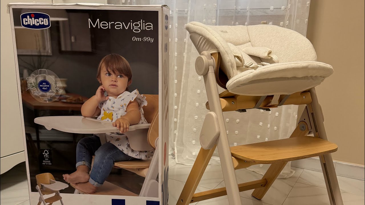 Seggiolone evolutivo Chicco Meraviglia Unboxing e tutorial 