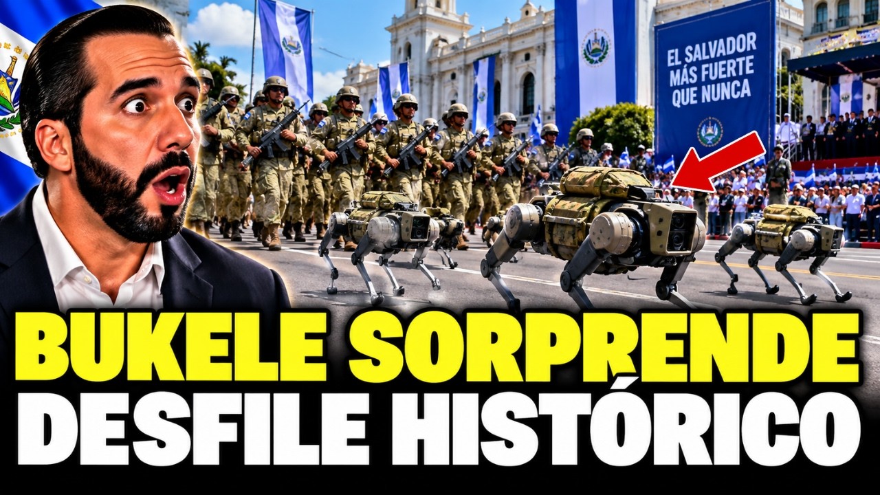 Desfile Militar de El Salvador de Independencia Patria Bukele Sorprende