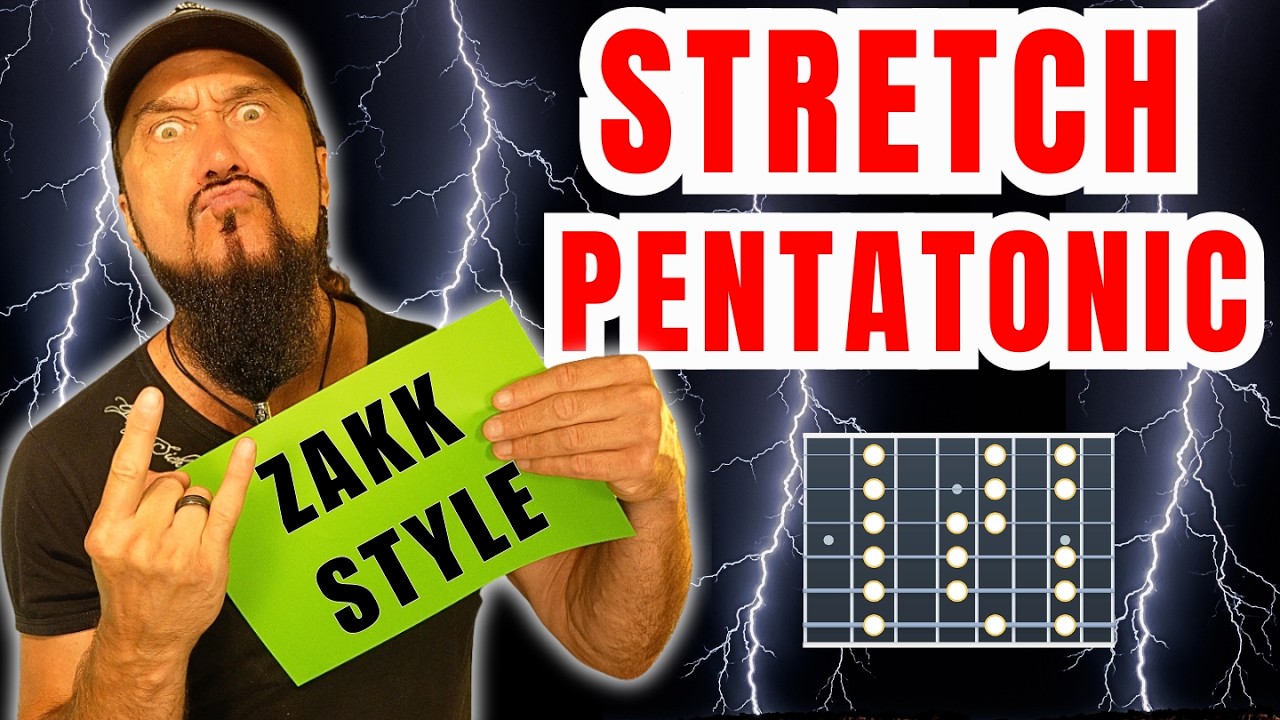 🔥High Speed Pentatonic lesson / Zakk Style🎸🤘