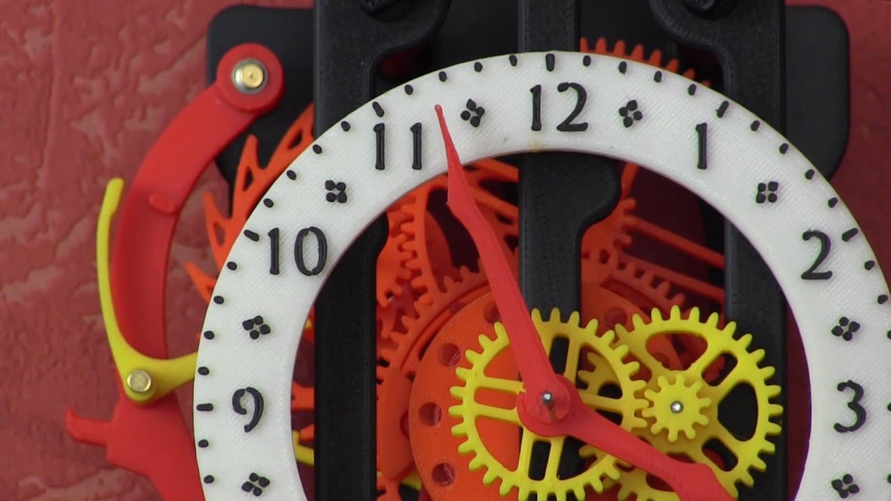 Brian Law's Woodenclocks - Clock 27-FDM 3D Printed
