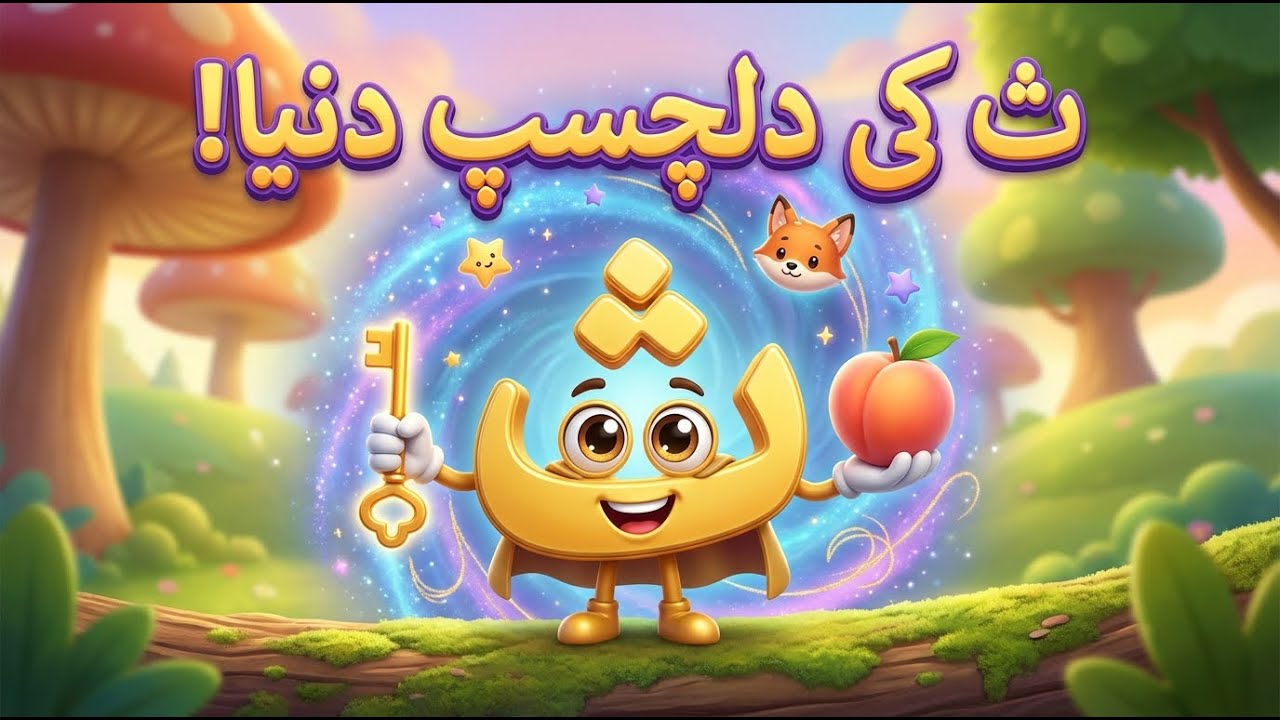 "ث" کی پہچان کا گانا! حرف ث سیکھیں | Learn Urdu Haroof e Tahaji | Urdu Alphabet Song for Kids