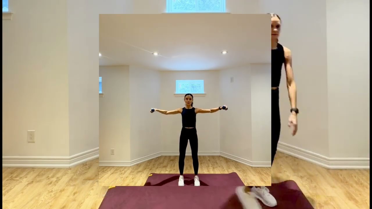 25-Minute Upper Body + Standing Core 💪Uses equipment • Low impact• Move and Glow@JocelyneSchiafone 