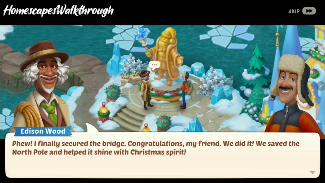Winter Adventure Homescapes Complete Walkthrough