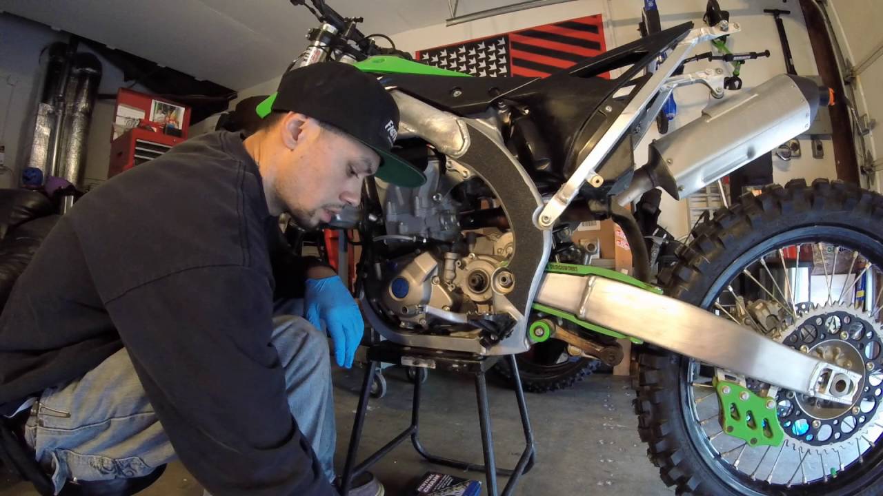 renthal chain and sprocket installed desert set up