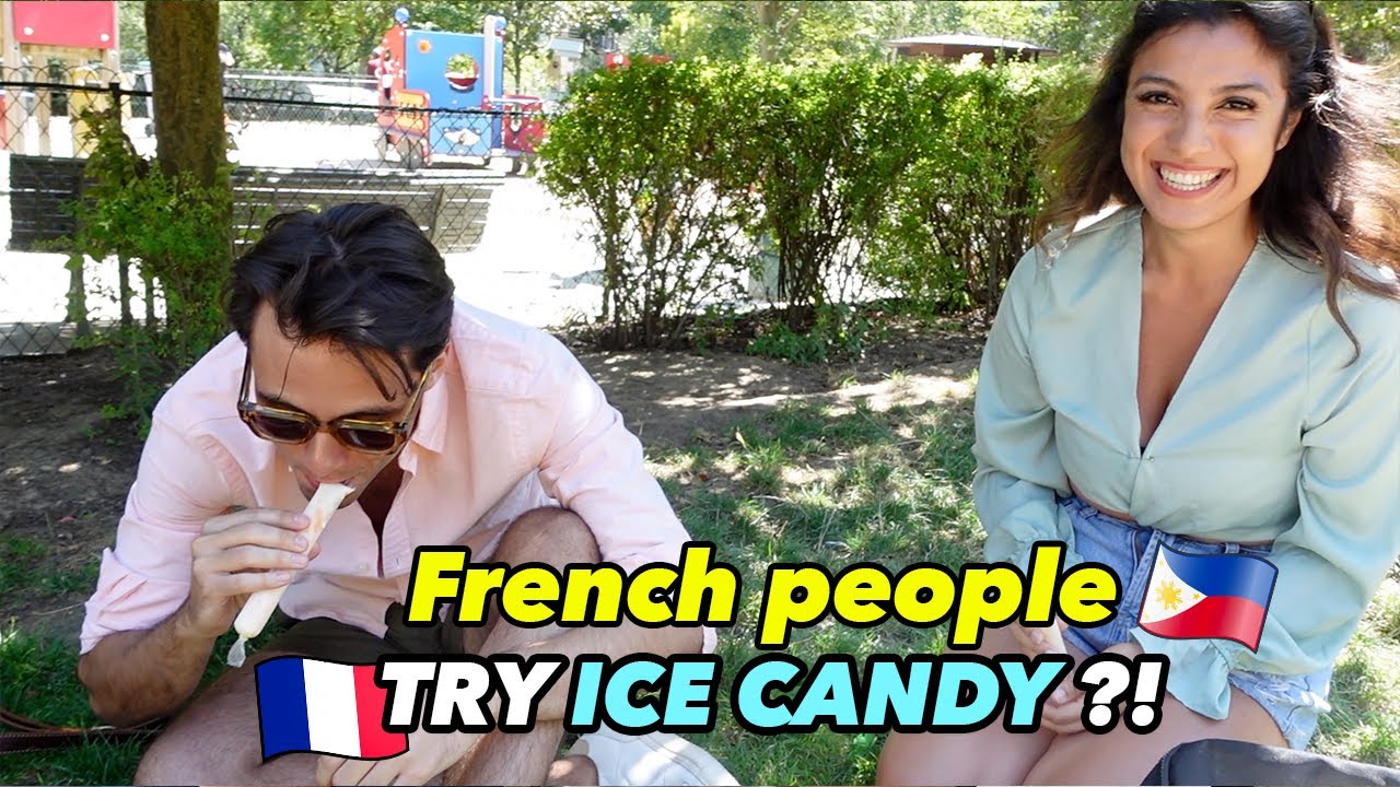Giving PARIS French Strangers ICE CANDY For The First Time, CHARMED ?!