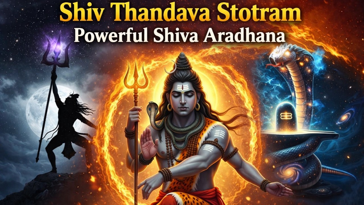 Shiv Thandava Stotram | Powerful Shiva Aradhana 🔱🙏#bhakti
