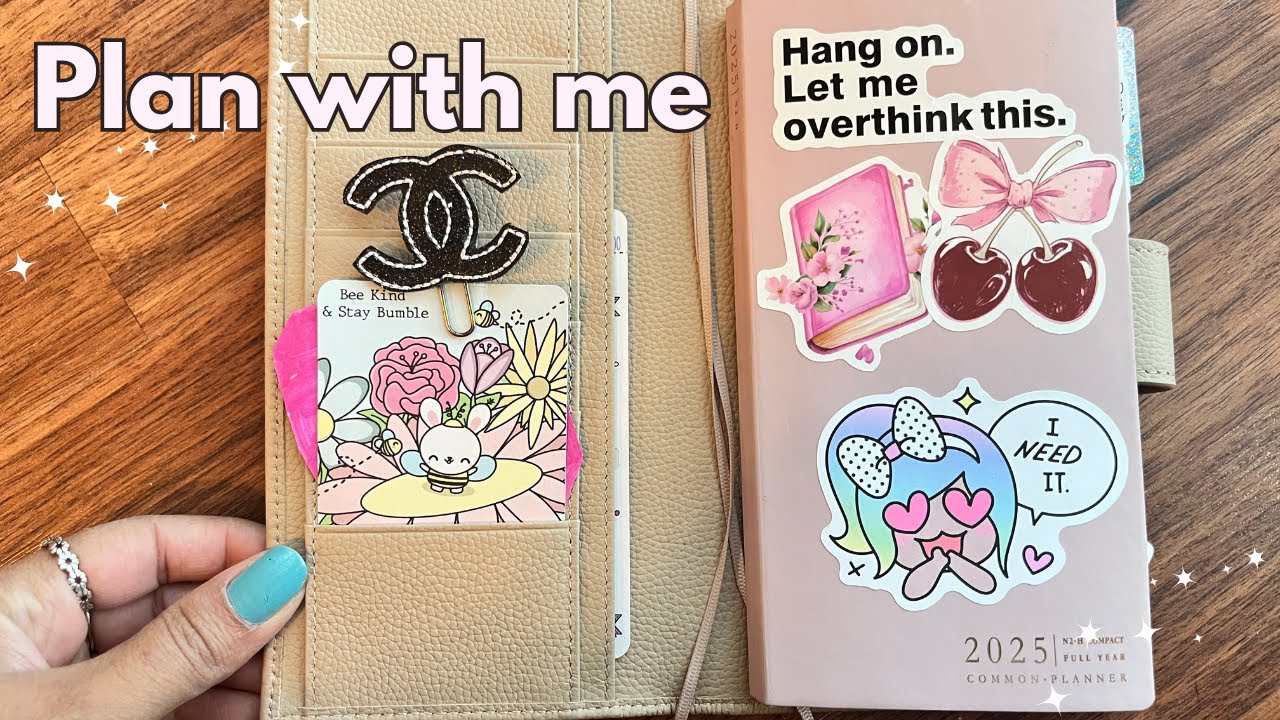Plan with me| N2 Sterling Ink Planner #plannercommunity #planwithme