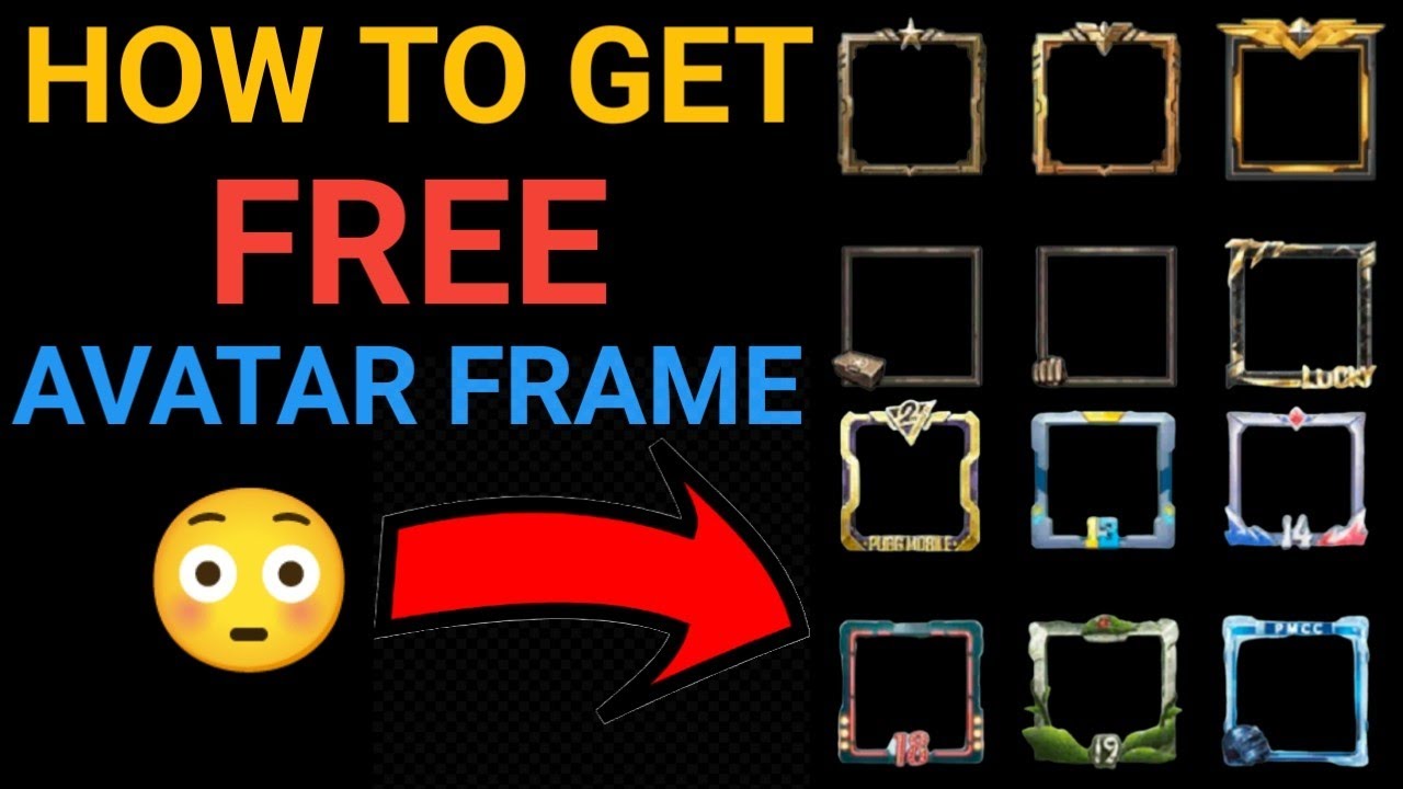 HOW TO GET AVATAR FRAME IN PUBG MOBILE ??