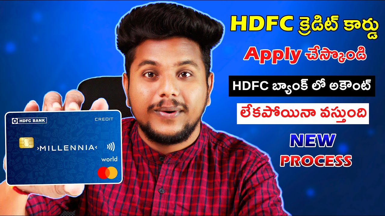 HDFC Credit Card Apply 2023 | How To Apply HDFC Credit Card Online Telugu | Instant Approval Card