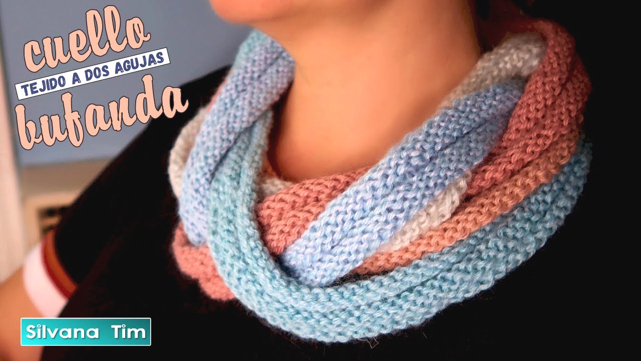 Cuello Bufanda en forma de Anillos muy fácil № 1128