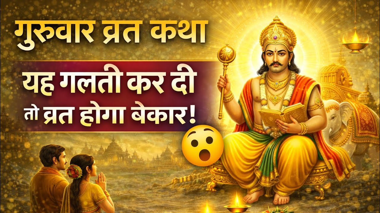 Brihaspativar Vrat Katha, Guruvar Vrat Katha, बृहस्पतिवार व्रत कथा, गुरुवार व्रत कथा, Thursday Fast