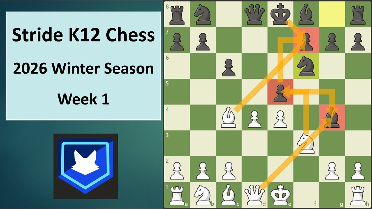 Chess - Stride K12 Week 1 Winter Season 2026