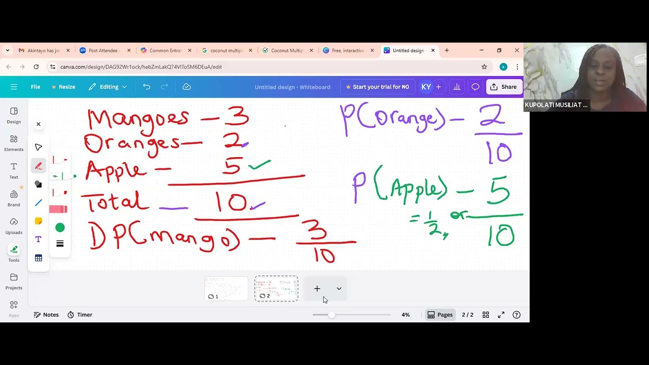 PROBABILITY COMMON ENTRANCE AND BECE #common #maths #becemaths #education #NCCE.#11plusmath 