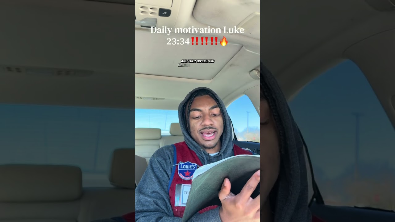 Part 1 daily motivation Luke 