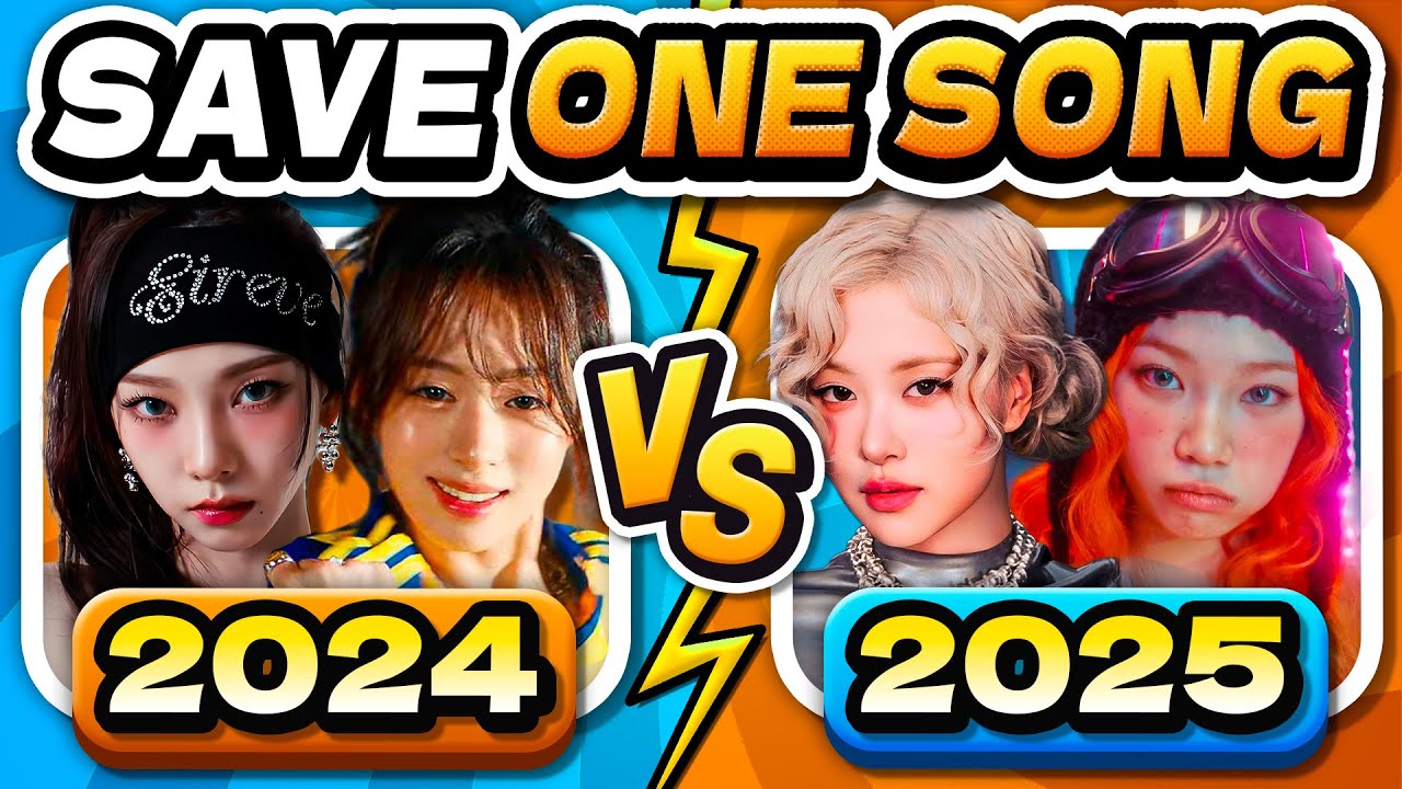 2024 vs 2025: SAVE ONE KPOP SONG 🎵 Kpop Game 2025