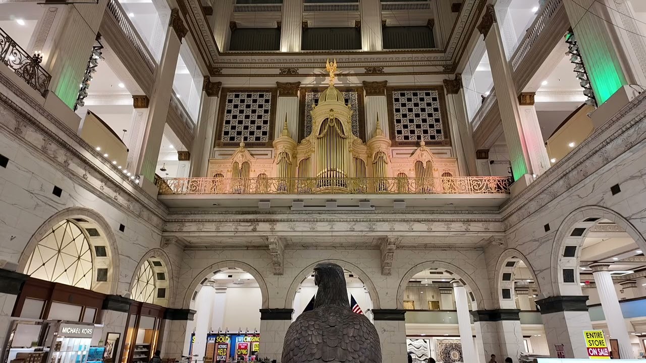 WANNMAKER PIPE ORGAN PERFORMANCE February 5, 2025