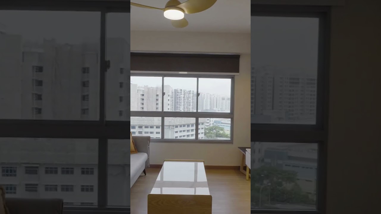 This 2 Room HDB Flat Furniture in Scandinavian interior design is typically simple and functional