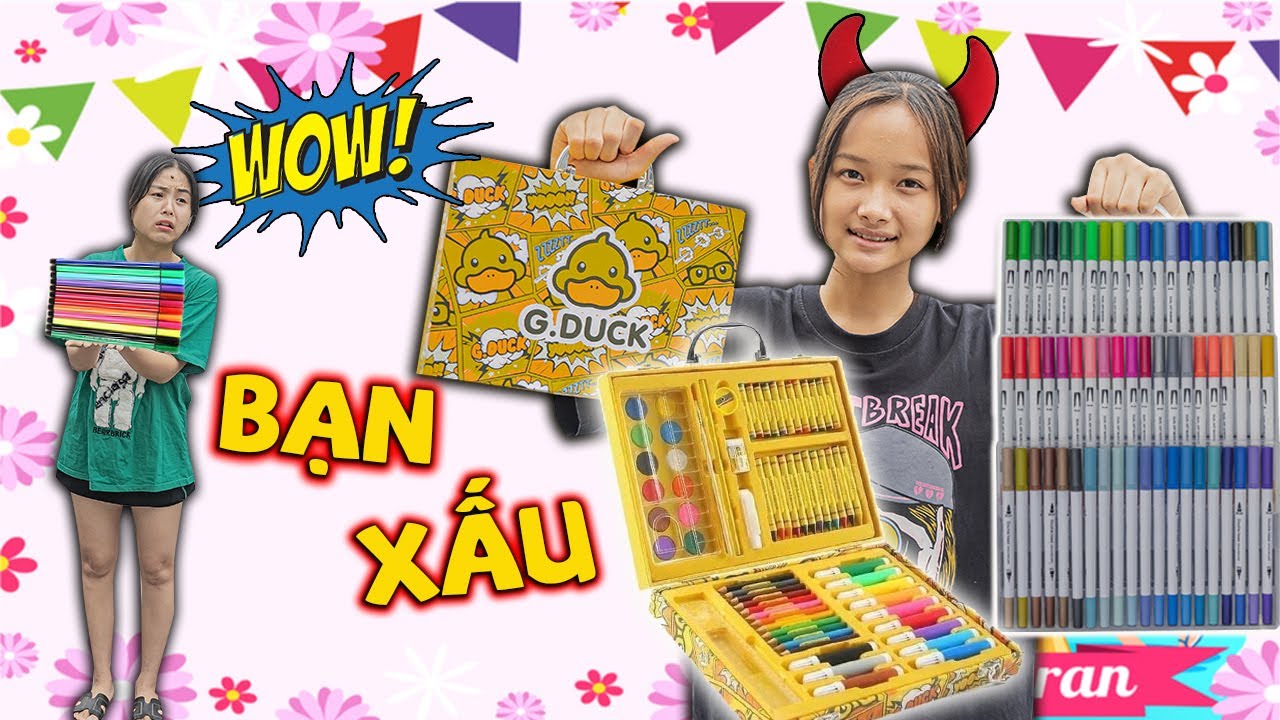 Bạn Tốt Hay Bạn Xấu - Hộp Màu Tặng Bạn ❤ KN CHENO Chị Hằng