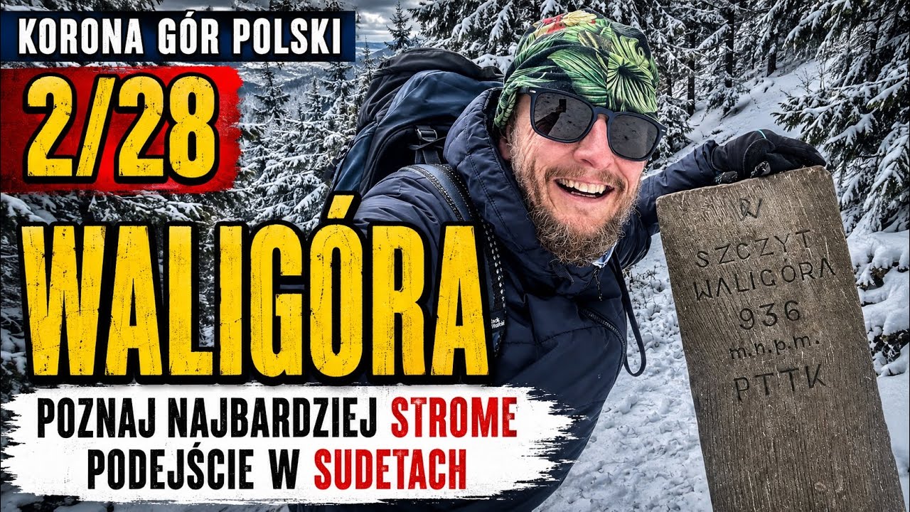 2. Walig&oacute;ra. Poznaj najbardziej stromy szczyt Sudet&oacute;w. Korona G&oacute;r Polski