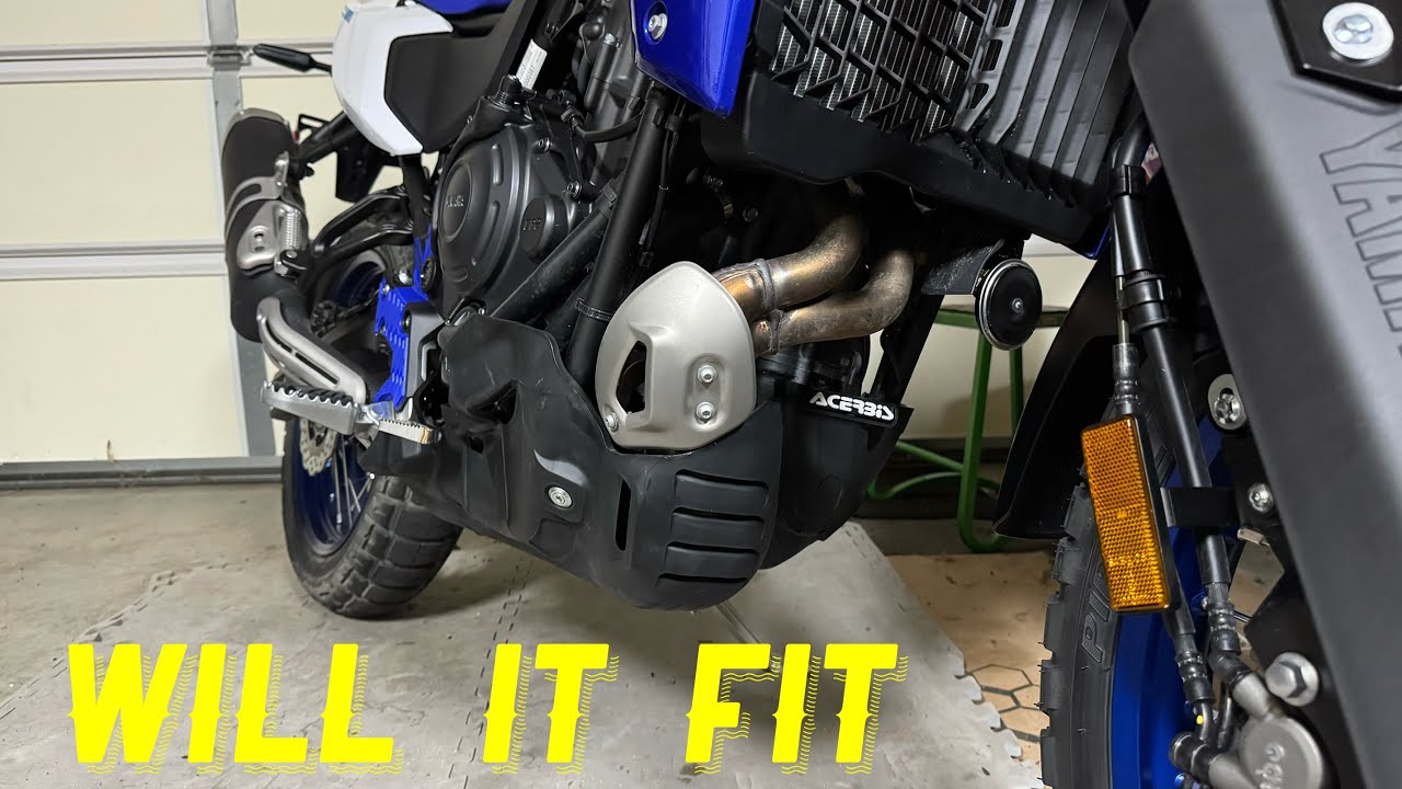 Modifying the 24' Acerbis Skid plate to fit the 2025 Yamaha Tenere 700