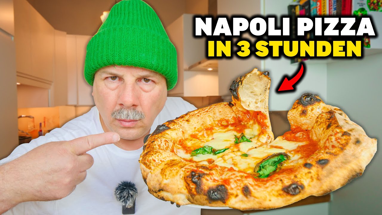So kannst du eine NAPOLI PIZZA in 3 STUNDEN backen!