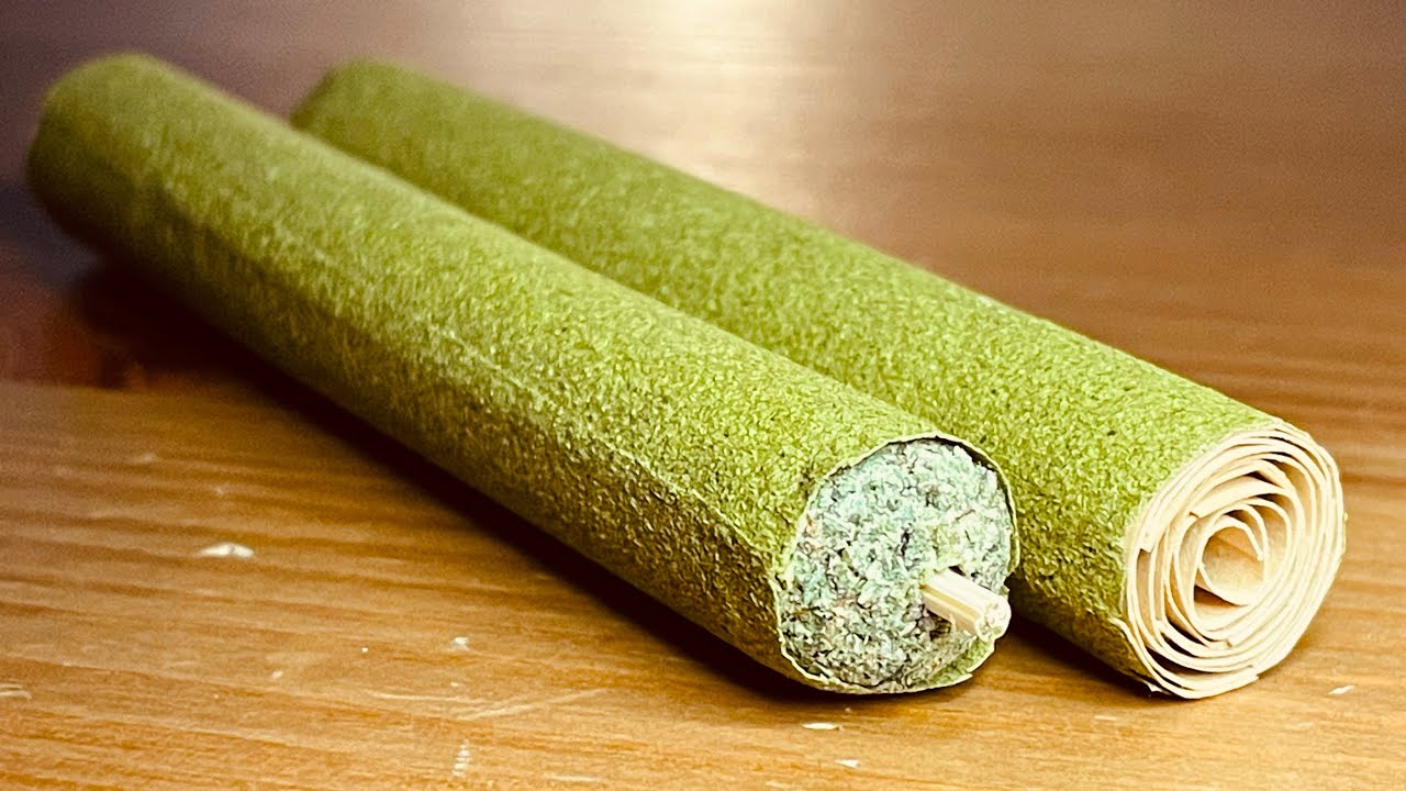 Cannagar Wrap Using:  Twisted Hemp Wrap and Purple Rose Supply Mold by ev42o