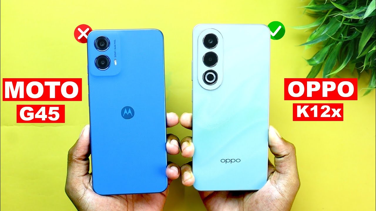 Motorola G45 vs Oppo K12x Speed Test Comparison - Best one?