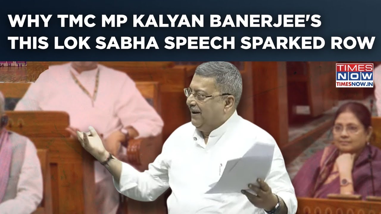 TMC MP's This Lok Sabha Speech Sparks Row: Watch Why Kalyan Banerjee's 'Kashmir' Remarks Under Lens