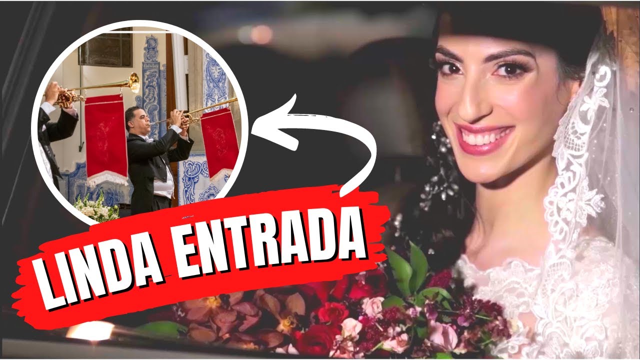 Entrada da Noiva com Marcha Nupcial de Mendelssohn na Igreja Nossa Senhora do Brasil