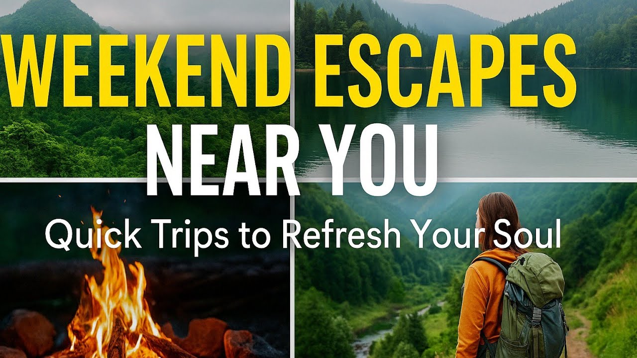 Need a Break? These Weekend Escapes Are Perfect for You#weekendtravel #shorttripideas #quickgetaways
