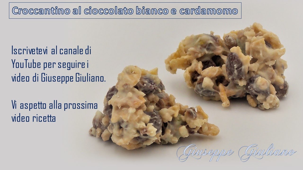 0020 CROCCANTINO AL CIOCCOLATO BIANCO E CARDAMOMO