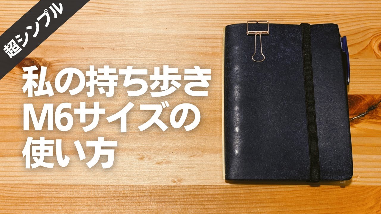 PLOTTERミニ6サイズを持ち運び最強手帳にしてご満悦してるアラサー男子