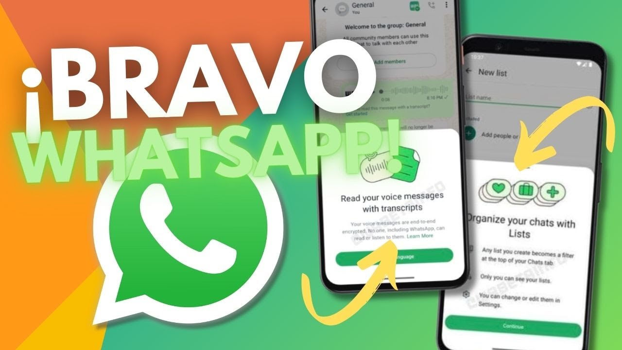 La MEJOR ACTUALIZACIÓN de WhatsApp... ¡¡¡YA DISPONIBLE!!!