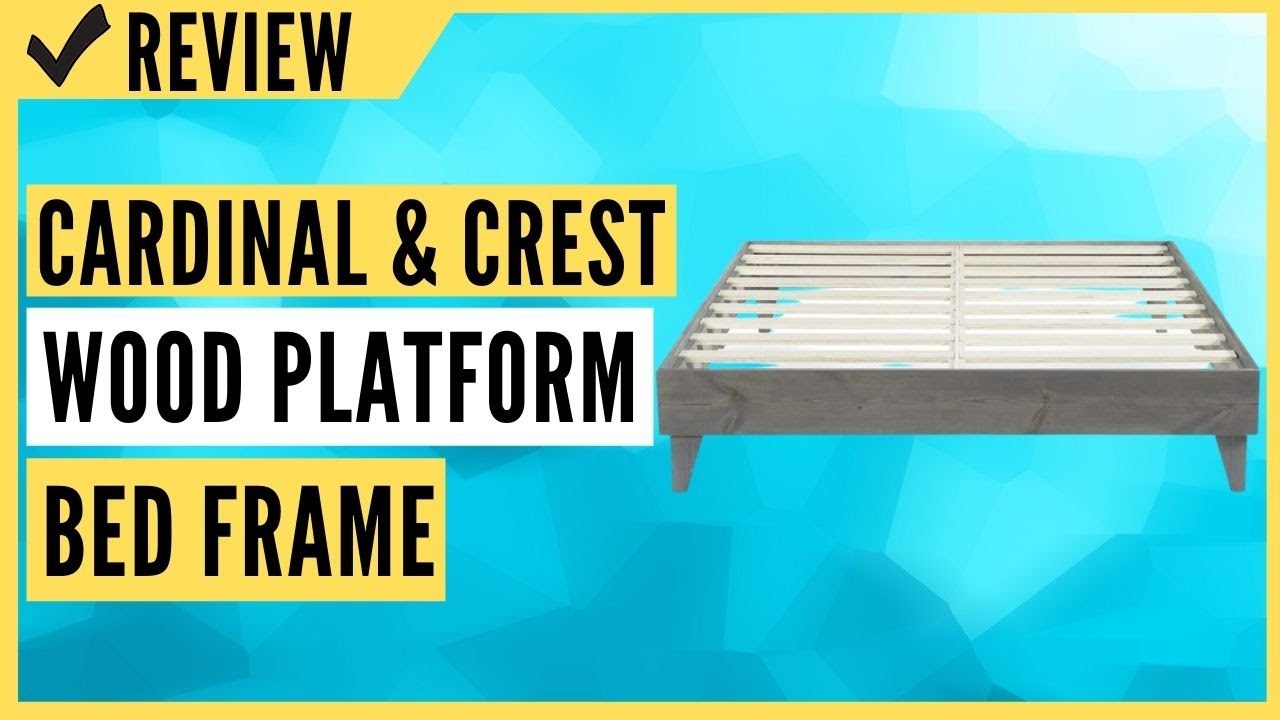 Cardinal & Crest Wood Platform Bed Frame Review