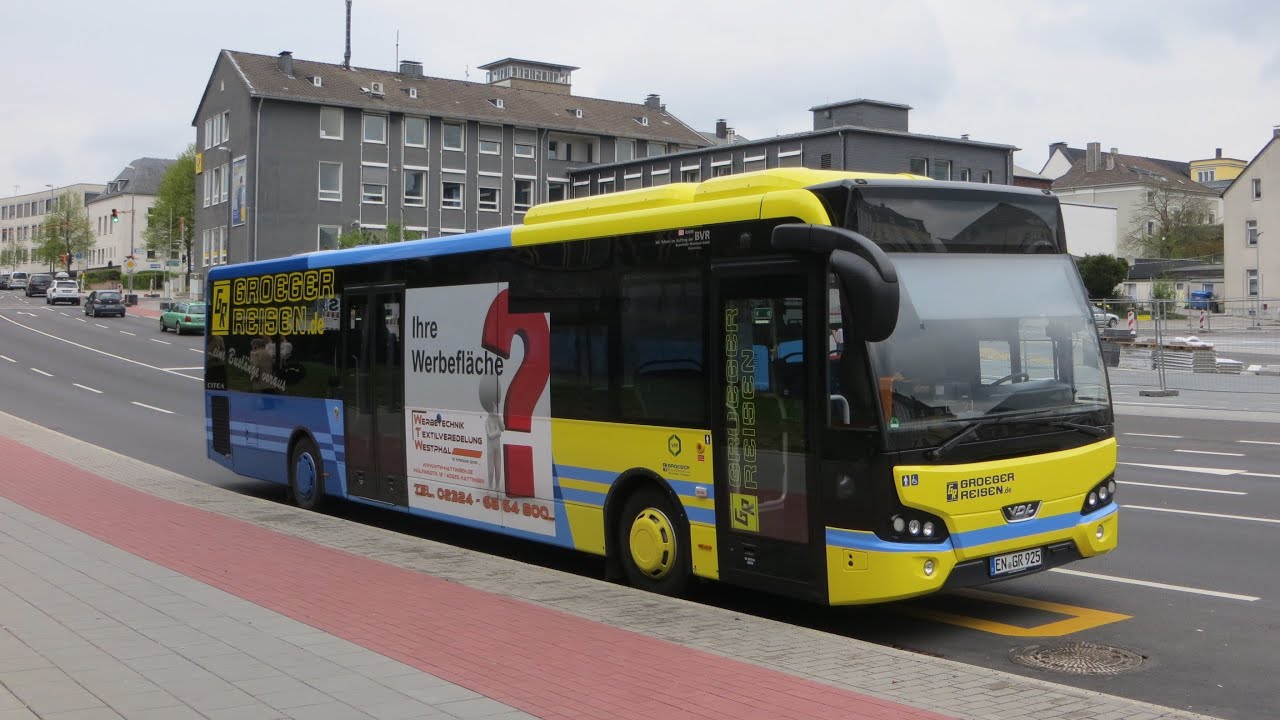 [Sound] Bus VDL Citea LLE 120 | EN-GR 925 | Groeger Reisen GmbH, Hattingen (Ennepe-Ruhr-Kreis)